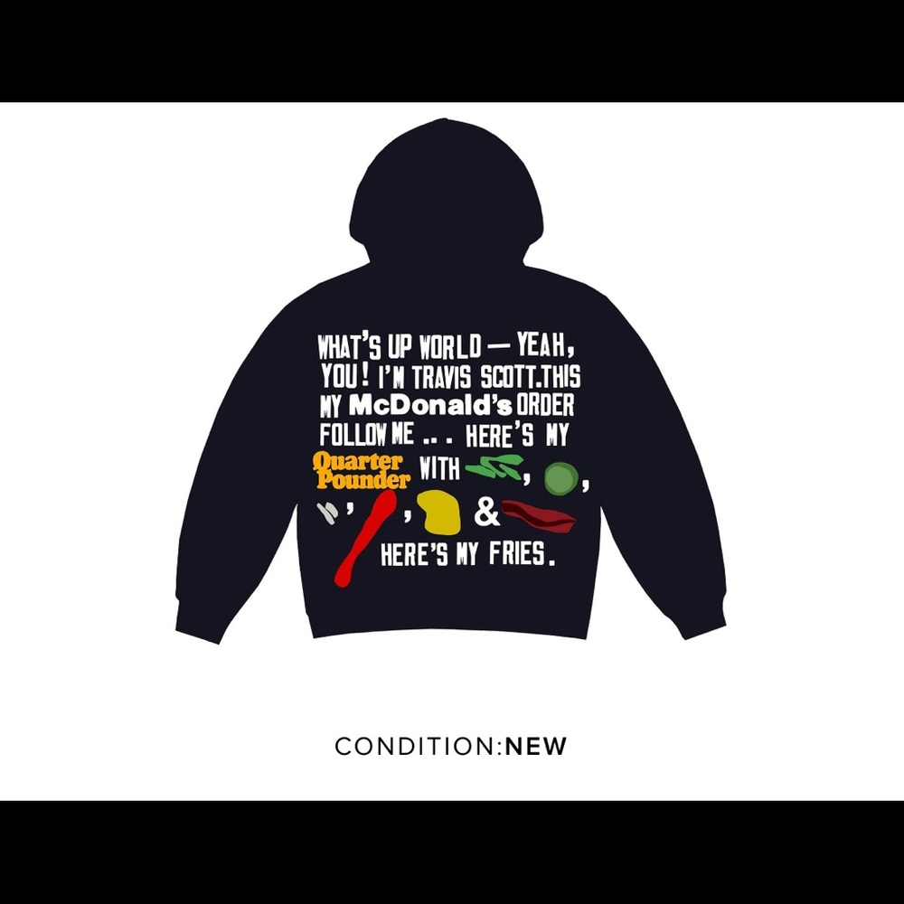 Travis Scott x cpfm cj script hoodie Small